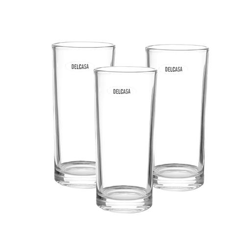 KVA (Pack of 6) Drinking Glasses Set of 6- 12.5 CM Highball Glasses Crystal  Glass Tumblers for Water, Juice, Beer, Wine, Cocktails, Whiskey Glass Set  Whisky Glass Price in India - Buy