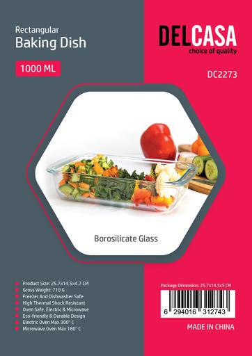 Tall Microwave Tempered Borosilicate Glass Plate Cover with Red