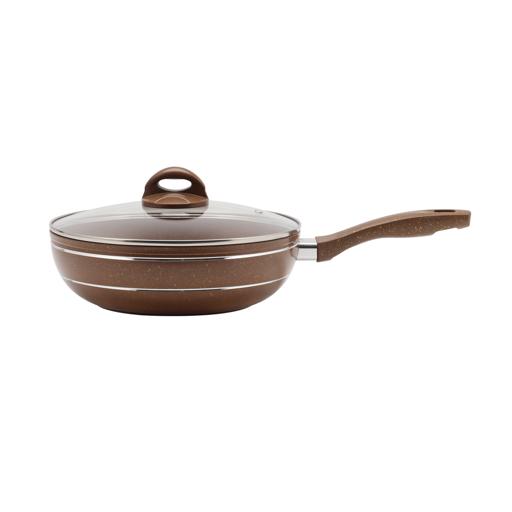 display image 0 for product Delcasa 28CM Wok Pan with Lid