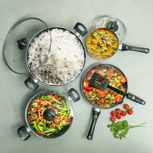 Hot Selling 8PCS Die Cast Aluminum Cooking Pot Induction Casserole