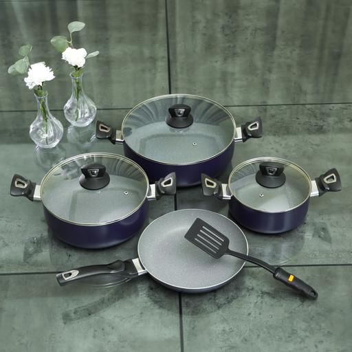 Tasty Cookware Set Including 3 Stock Pots, 2 Casseroleand 1 Frying Pans -  China Cookware and Stainless Steel Cookware price