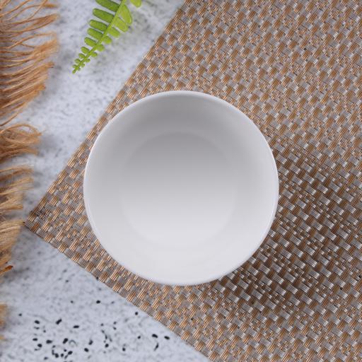 display image 3 for product 3.5inch Soup Bowl, Melamine Small Soup Bowl, DC2322 | Durable & Chip Resistant Bowl | Dishwasher Safe | White Bowl for Soup, Cereal, Salad, Ice-cream, Dessert