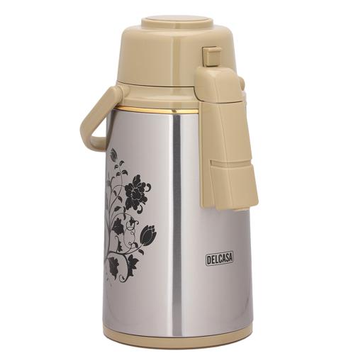 display image 11 for product Delcasa 3 Litre Stainless Steel Airpot Vacuum Flask