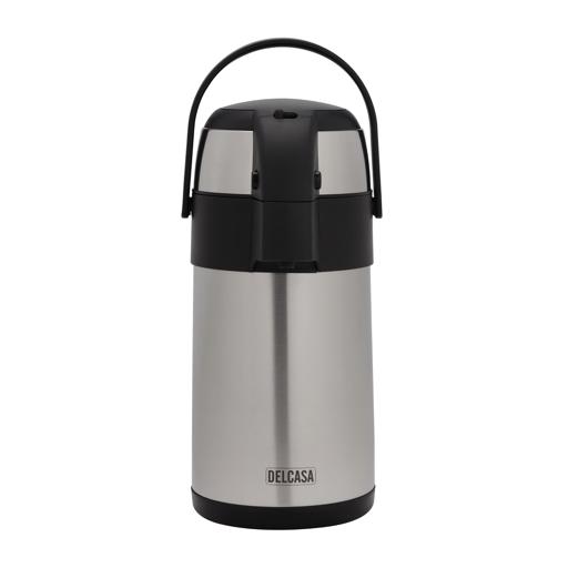 Metal Water Tea Vacuum Thermo Pump Flask Household Travel Coffee