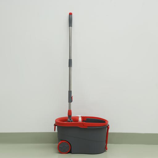 display image 1 for product Spin Easy Mop with Steel Drum, Microfiber Mop Head, DC2358 | 360 Rotating Mop Plate | Adjustable Height | Ideal for Use in Mopping the Kitchen, Bathroom, Lobby, Car, Bedroom