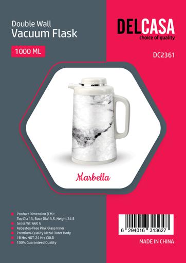 Buy 24 Hours Hot or Cold Insulated Flask (1.0 Ltr) + 2 Double Wall Cup with  Lid Online at Best Price in India on