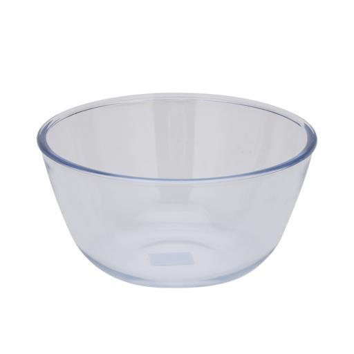 display image 0 for product Round Mixing Bowl, High Borosilicate Glass, DC2388 | Oven/Dishwasher/Freezer Safe | 1500ml Premium Quality Glass Bowl | Glass Bowl for Storage, Mixing, Serving