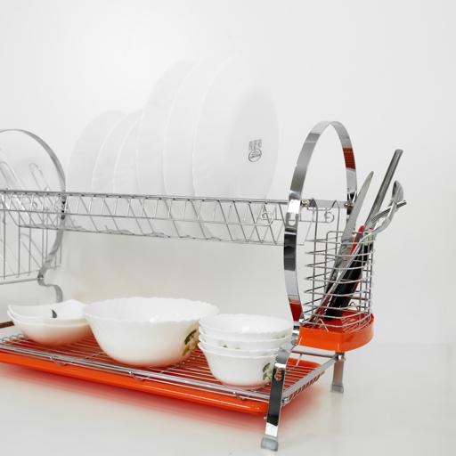 Wall Mounted Dish Drying Rack, 3 Tier Stainless Steel Hanging Dish
