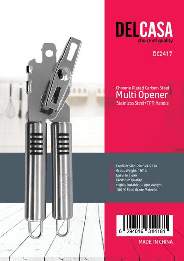 3-in-1 Manual Heavy Duty Stainless Steel Can Opener Non-Slip Handle, Use  Ergonomic Knob Designed, Safe and Easy Operation, Suitable for Family