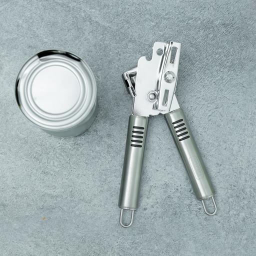 Can Opener Smooth Edge Manual Stainless Steel Safe Handy Easy Turn Knob  Portable