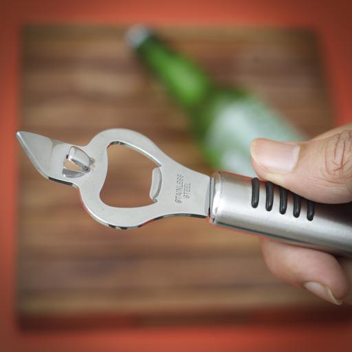 Stainless Steel Multipurpose Can Opener - Easy Open Tin Can Opener, Can  Piercer, Beverage Bottle Opener