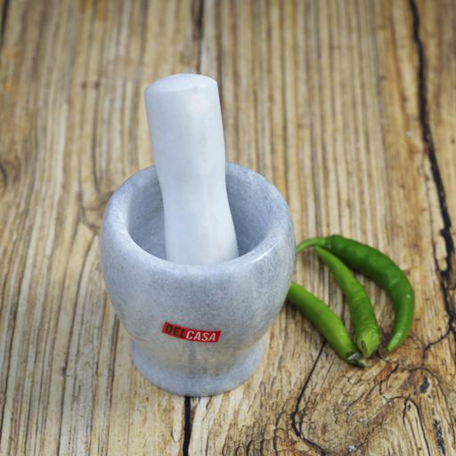 LARGE SPICE HERB CRUSHER GRANITE PESTLE AND MORTAR GRINDER GRINDING PASTE