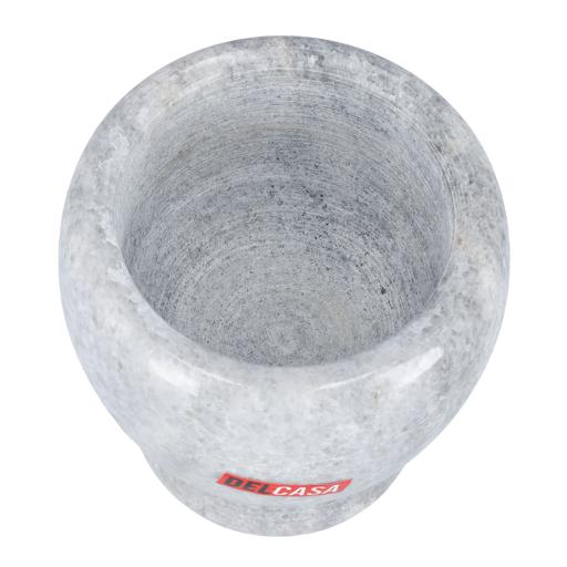 White Grey Marble Mortar and Pestle/Garlic Grinder/Kitchen