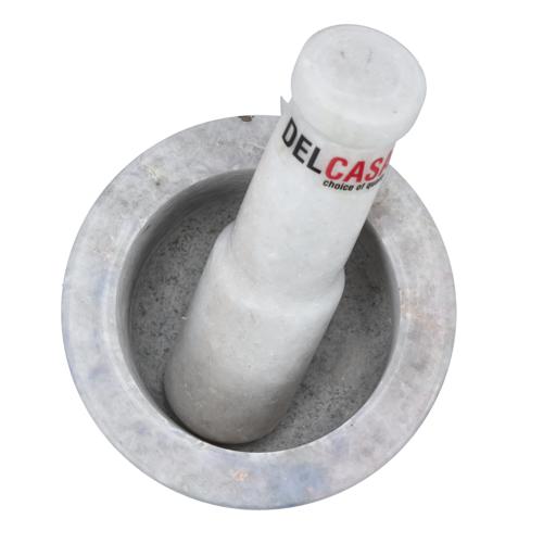 display image 4 for product Marble Grinding Bowl, Durable Marble Hand Mixer, DC2453 | Marble Pestle and Mortar Set | Ideal for Herbs, Spices, Ginger, Garlic Grinder & Crusher
