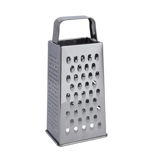 Choice 9 Stainless Steel Extra Coarse Grater with Black Non-Slip