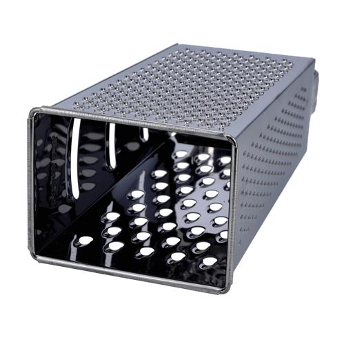 display image 7 for product 4 Side Grater, 9" Stainless Steel Grater, DC2456 | Slicer/ Chopper/ Zester for Vegetables Cheese Chocolate | Kitchen Functions for Coarse, Medium, Micro-Grating/ Zesting/ Slicing