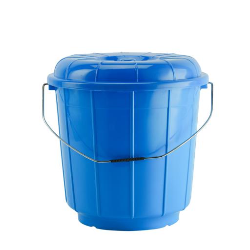 Economy Transparent Bucket with Lid - 5LTR