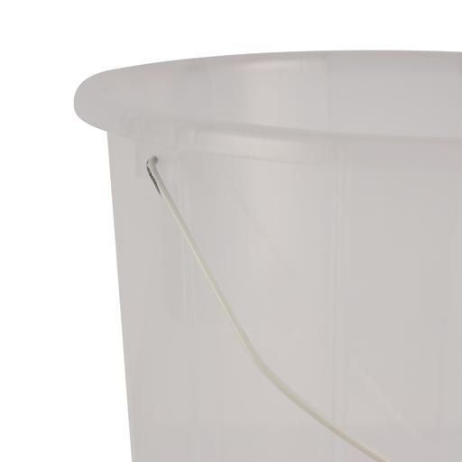 display image 7 for product Delcasa Transparent Bucket with Lid - 16 Liter