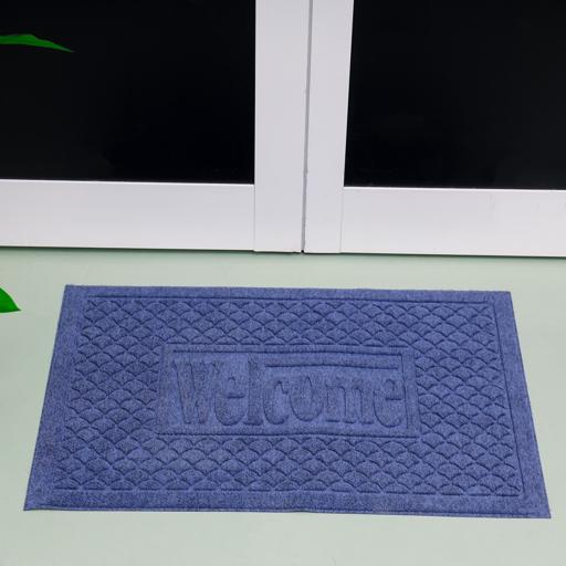 display image 5 for product Door Mat with Polyester Surface & Rubber Backing, DC2492 | Non-Slip Base | Doormat for Indoor and Outdoor | Rug Mats For Entry, Patio, Busy Areas, Etc