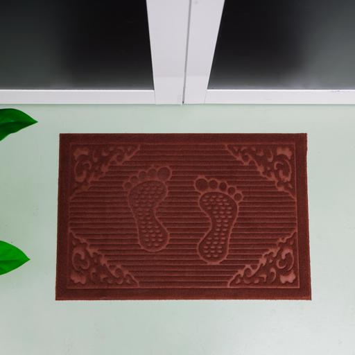 display image 4 for product Door Mat with Polyester Surface & Rubber Backing, DC2493 | Non-Slip Base | Doormat for Indoor and Outdoor | Rug Mats For Entry, Patio, Busy Areas, Etc