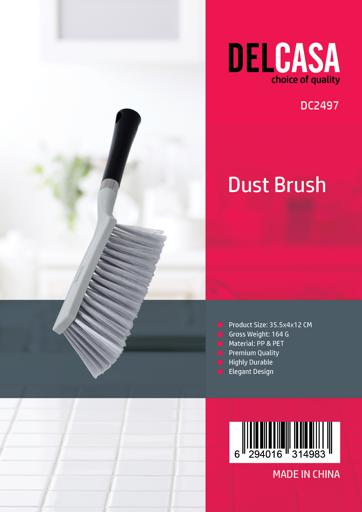 display image 6 for product Dust Brush, Household Hand Brush, DC2497 | Dust Brush with PP & PET Material | Highly Durable | Elegant Design | Dust Brush for House, Hotel, Restaurants, Etc