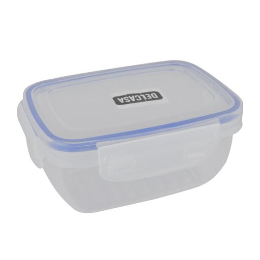 Simple Plastic Lunch Box For Adults And Kids, 1500ml, Leakproof