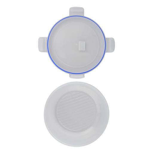 display image 4 for product Cook & Lock Round Storage Container, 800ml, DC2572 | Transparent Container with Leak Proof Lid | Oven, Electric & Microwave, Freezer & Dishwasher Safe