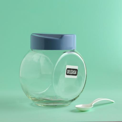 KKC Clear Borosilicate Glass Storage Jars with Airtight Locking
