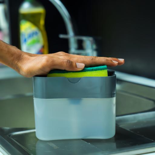 2In1 Dish Soap Dispenser Liquid Soap Pump Dispenser Soap Container