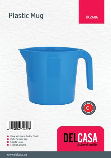 display image 8 for product Delcasa Plastic Mug