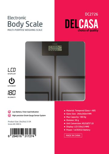 Geepas Weighing Scale - Analogue Manual Mechanical Weighing Machine for  Human Bodyweight machine, 125Kg Capacity, Bathroom Scale