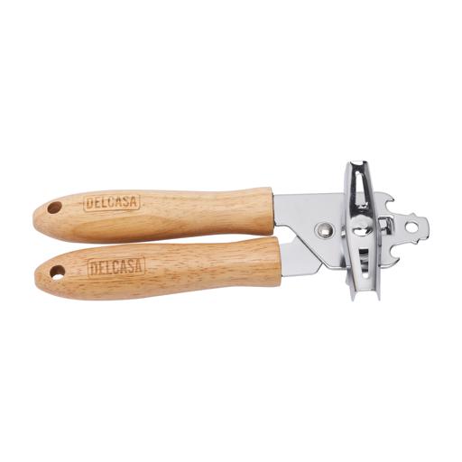 Delcasa Stainless Steel Knife Sharpener With Wooden Handle