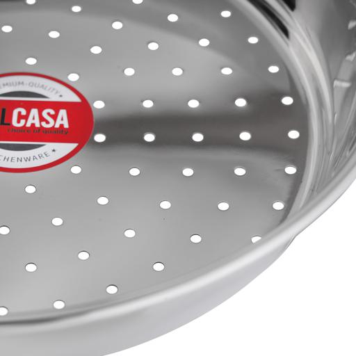 display image 8 for product Steamer Plate, 24cm Stainless Steel Steamer Tray, DC2796 | Round Steaming Plate | Multi-Purpose Steamer Plate for Veggies, Seafood, Baby Food and More