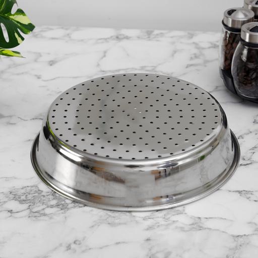 New Stainless Steel Steamer Rack Steamer Tray Steaming Plate Round