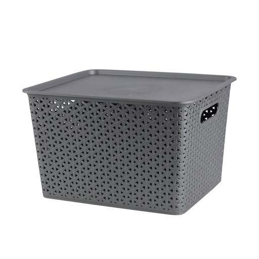 display image 5 for product Delcasa Plastic Storage Box With Lid