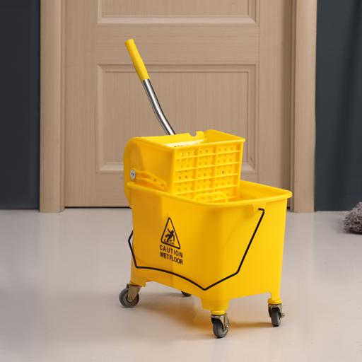 display image 1 for product Professional Mop Wringer/Trolley 20L 1X1