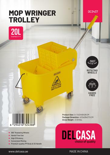 display image 14 for product Professional Mop Wringer/Trolley 20L 1X1