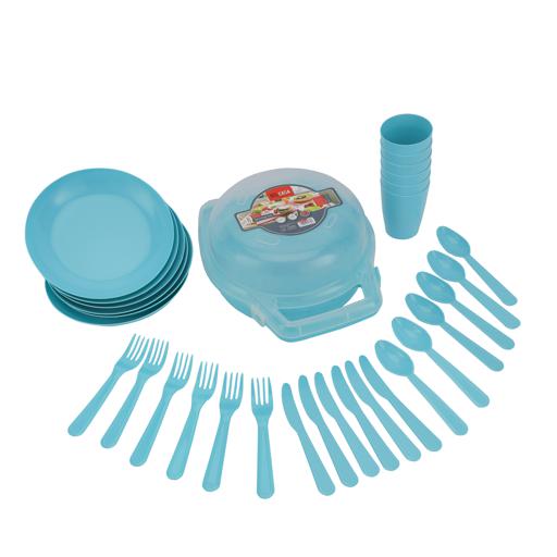 display image 5 for product Delcasa 32Pcs Picnic Dinner Set