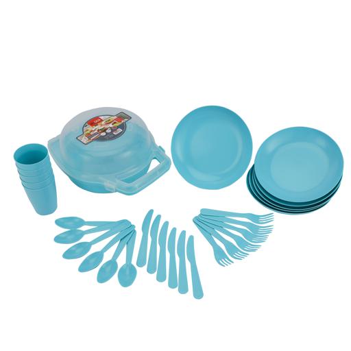 display image 4 for product Delcasa 32Pcs Picnic Dinner Set