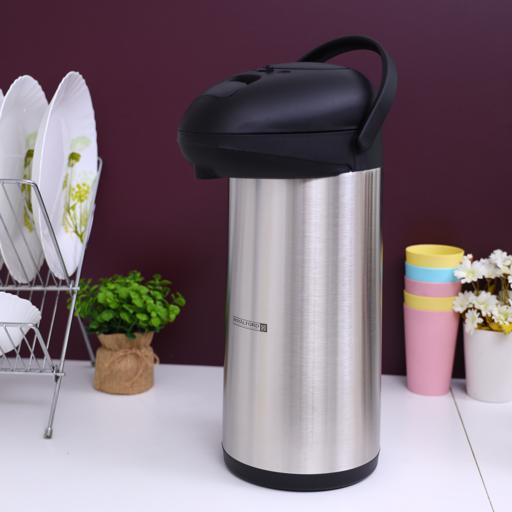 display image 1 for product Royalford 5.0L Double Wall Stainless Steel Airpot Flask