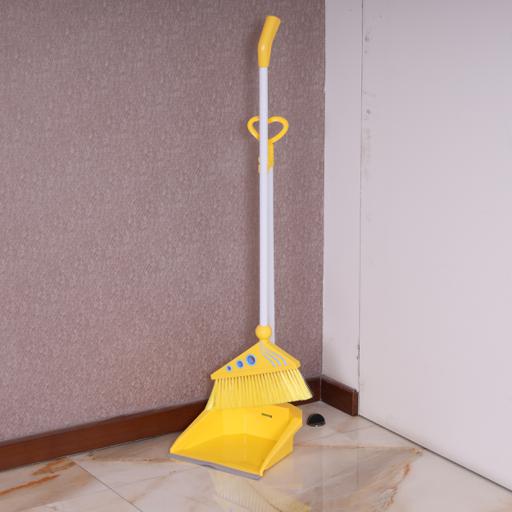display image 5 for product Royalford Plastic Broom With Dustpan Set - Hand Broom With Durable Bristles - Broom Set