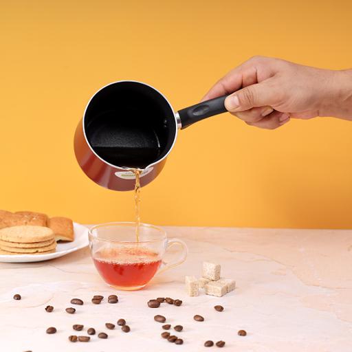 display image 4 for product Royalford Turkish Coffee Pot 300Ml - Stovetop Coffee Warmer With Handle - Turkish Coffee, Tea, Milk