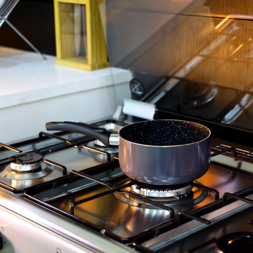 display image 3 for product Delcasa 18Cm Non Stick Aluminium Saucepan With Lid