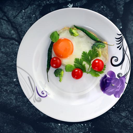 display image 1 for product Royalford 10" Melamine Deep Plate - Soup Plates Pasta Plates