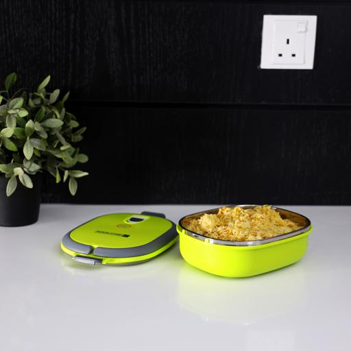Square Thermos Hot Food Container, 1 Layers Insulated Lunch Box With  Stainless Steel Insulation For Hot Food Container (Green): Buy Online at  Best Price in UAE 