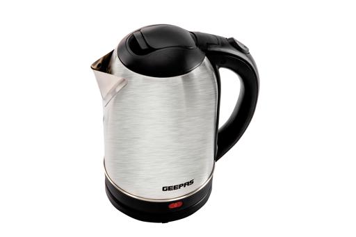 display image 21 for product Geepas 1.8L Electric Kettle - Stainless Steel  Kettle| Auto Shut-Off & Boil-Dry Protection | Heats up Quickly Water, Tea & Coffee Maker - 2 Year Warranty