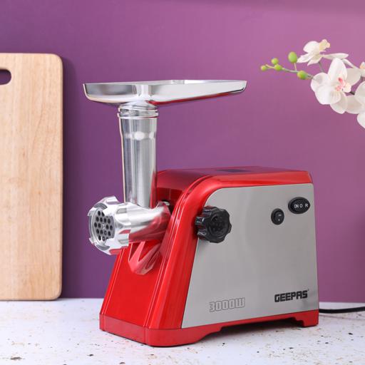 display image 2 for product Geepas Metal Gear Meat Grinder With Reverse Function