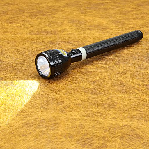 display image 1 for product 2000 Meters Real Range Rechargeable LED Flashlight GFL3803 Geepas