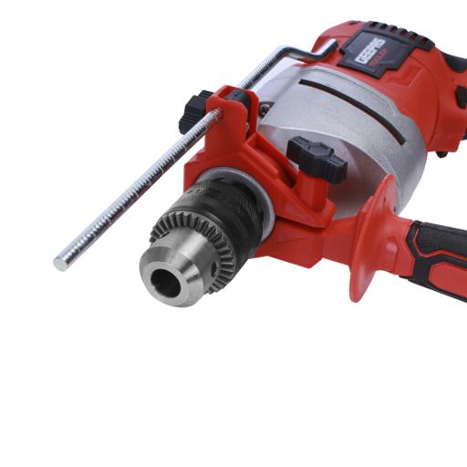 display image 4 for product Geepas GPD0900 13mm Percussion Drill - 900W, Drill Masonry, Brick, Metal, Wood & More |13mm Chuck Capacity| Lock-On Switch, Depth Gauge with Impact Function