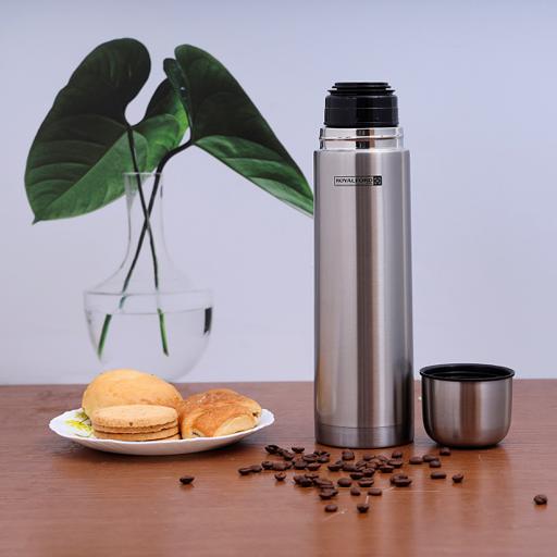 display image 1 for product Royalford 350Ml Stainless Steel Vacuum Bottle - Stainless Steel Flask & Water Bottle - Hot & Cold